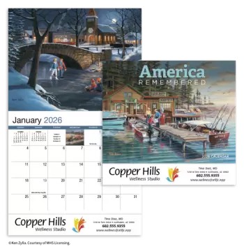 America Remembered Appointment Wall Calendar - Stapled